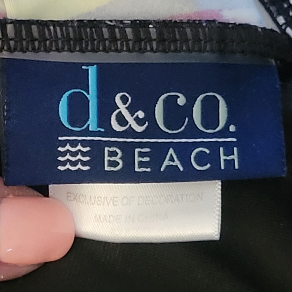 d&Co Beach Swim Dress Sz 14 - Picture 5 of 9